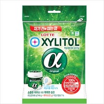 롯데제과 자일리톨 알파 껌 리필, 168g, 6개