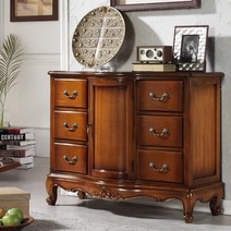 [더리체] [착불상품] 수입엔틱 메라토 부페서랍장, 상세 설명 참조