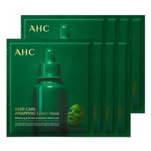 AHC 딥 케어 랩핑 그린 마스크팩 40g x 8매, 1.딥케어 그린 마스크팩 40g x8매, 상세페이지 참조, 상세페이지 참조