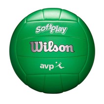 WILSON AVP 소프트 플레이 배구공 - 공식 사이즈 그린, AVP Soft Play, Volleyball