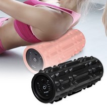 [TV홈쇼핑정품 인포벨]엑스킹 프리미엄 진동 폼롤러 홈트레이닝 요가 필라테스 스트레칭 마사지 폼룰러, 본품, 블랙
