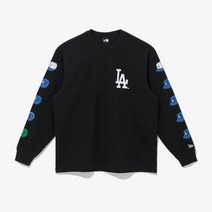 뉴에라 뉴에라 긴팔 MLB 쿠퍼스타운 히스토리 캡 LA 다저스 롱슬리브 블랙_K 13338683