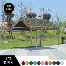 농막 간이창고 주차장 펜션 야외 바베큐 대형캐노피 인박카, 카무플라주 3x3랩 제외
