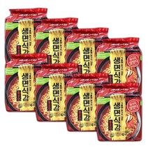 풀무원 생면식감 매운맛 97.4g x 4 x 8 정품 대용량 대량 박스 캠핑 간편식