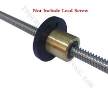 델린 POM TR8 백래시 방지 너트 T8 제거 갭 F/ DLP/SLA 3D 프린터 리드: 1mm 2 4 8 2 세트, 8mm lead