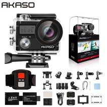 [브랜드 보증]아카소 BRAVE4 4K 해상도 Wifi 지원+터치스크린+방수 기능 추가+자전거 오토바이 블랙박스용 가능