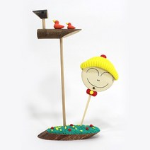 [아트공구] [툭툭이네00337]행운기원 솟대 만들기 재료 키트 세트 DIY, 1인용