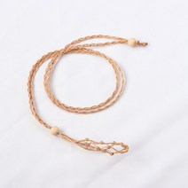 1pc 목걸이 코드 빈 돌 홀더 다양한 크리스탈 원시 그물 가방 DIY 쥬얼리 만들기위한 물고기 생선, 01 Light brown