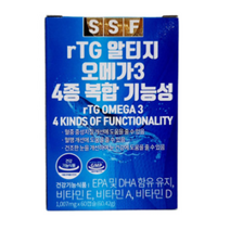 순수식품 rTG 알티지 오메가3 비타민D 3박스 총 6개월분, 상세설명 참조, rTG 알티지 오메가3 3박스(총 6개월분)