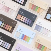 인덱스 점착 메모지 v2 플래그 페이지마커 책갈피 서류 정리 대학생 직장인 문구, 07 SUNSET