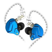블루투스 이어폰 KZ ZSN Pro X 1BA 1DD 하이브리드 드라이버 HIFI Bass 이어 버드 메탈 모니터 스포츠 헤드셋 ZSTX PROX ZSX, 06 Royal blue no mic