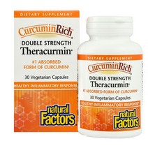 Natural 팩터s 이중 강도 Theracurmin™ 60 mg 30 식물성