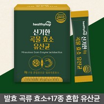 17종 혼합 유산균+발효 곡류 효소 곡물효소 3g 30포, 혼합 유산균+발효 곡류 효소 1팩, 3g x 30포