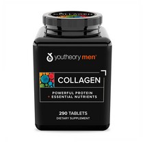 Youtheory Men 콜라겐 5000 mg Vitamin C Biotin 290 타블렛