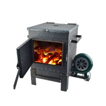 자동 숯불 업소용 숯불피우는 기계 글램핑 착화함, 초두꺼움 에너지절약형  도어숯불이 편함