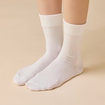 [JAJU/자주] 여 모달 무압박 장목삭스 4족_화이트