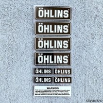OHLINS 오토바이 여러 가지 빛깔의 반사 데칼 헬멧 장식 로고 서스펜션 충격 흡수 Sticke, 11 OHLINS