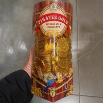 해적 밀크 동전 초콜릿 1250g 파이어리츠 황금 코인 벨지안 스타일 초콜렛, 1박스