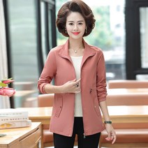 Ogfaour 엄마 가을 저고리 서양풍 고귀한 여성 40세 50옷 중년 여성 봄가을 아우터 얇은 모델 A22091720