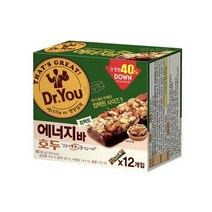 닥터유 에너지바 호두 컴팩트, 34g, 24개