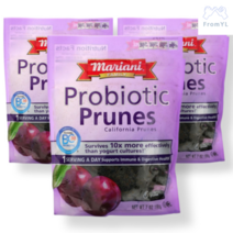 Mariani 프로바이오틱 푸룬 비타민함유 자두 198g 3봉 말린과일, 3개