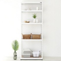 슈랙엣홈 무볼트 조립식앵글선반 5단 블랙 화이트 앵글선반, 선반 5단1800 블랙/400x300 (WxD)