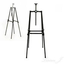 리시안제이 전시용 알루미늄 이젤 검정 판넬거치대 디스플레이거치대