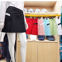 루이까스텔 louis castel 여성 골프웨어 22s/s 51%할인 봄 여름 A라인 허리 밴드 플리츠 스커트 3FTSQ491