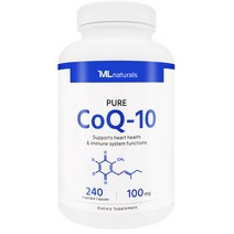 [미국빠른직구] 마이라이프 내추럴스 퓨어 코큐텐 100mg 240 야채캡슐, 1병