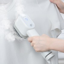 AP376초간편 핸디형 미니 건식+스팀 다리미 의류 살균 탈취 냄세제거 70ml & 휴대용 출장용 여행용 접이식 옷걸이, 화이트+세라믹(스팀 다리미 본품)