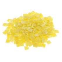 GHSHOP DIY 공예 용품에 대한 도매 많은 다채로운 타일 재료, S, 유리, 옐로우