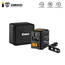 레이저레벨기 자동레이저레벨기 녹색 레이저수평기 소형 삼각대 포인트 전자식레벨기 수평계 deko 2 라인 레이저 레벨 셀프 레벨링 수평 및 마그네틱 브래킷이 있는 수직 교차선 빔