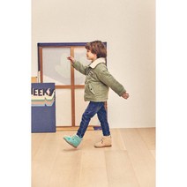 [리틀그라운드8] 데님인더박스(72C11-825-01)배색타프트부츠 아동신발 아동부츠 방한화 겨울신발 생일 선물