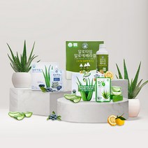 거제 먹는 알로에 겔 유기농 베라 유자맛 베리맛 99.9% 맛 3종 원액 마시는 즙 알로에팜, 알로에90% 유자맛1050ml 3통