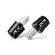 pcx튜닝용품 혼다pcx pcx125 PCX 22mm 오토바이 핸들 바 그립 엔드 캡 끝 플러그 혼다 125 150 PCX125 2010, 07 Black