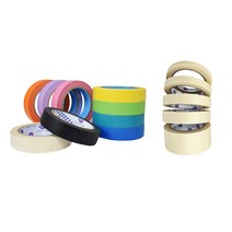 유로셀 다용도 칼라 종이 마스킹테이프 라인 만들기 페인트작업 니스칠 락카 실리콘 작업용, 48mm, 핑크