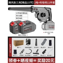 노브릭 눈치우는기계 무선 제설기 낙엽 집진기 청소기 송풍기 충전식 소형 블로워, 최고급형 추가배터리