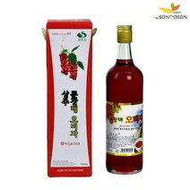 [최대 25% 특별 할인/무료배송] 문장대 오미자 액상차 700ml 대량 구매, 9병(20%할인)