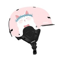 스키 헬멧 충격 방지 안전 헬멧 성인 어린이 스노우 보드 스포츠 헬멧, 6 Sleepy cat_M 55~58CM