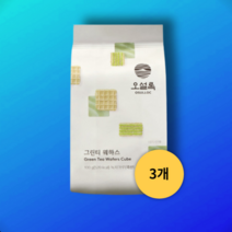 오설록 그린티 웨하스 100g x 3개, 단품, 단품