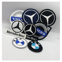 2시이전당일배송 자동차원형패치 벤츠 bmw 자수패치 자동차와펜 원형와펜 원형자동차패치, E7.볼보①