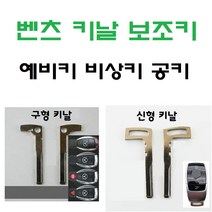 벤츠 키날 보조키 예비키 비상키 보조키 공키 키블레이드 블랭크키 스마트키날 BMW, 2. 벤츠-신형 키날, 1개