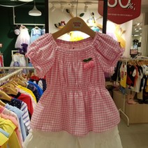 코코리따_평촌점 무료배송#블링블링 핑크체리 블라우스_핑크 체크 블라우스_CEBA205E1