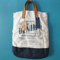저먼 SCOTCH SODA 데님 청바지 캔버스 토트백 가방