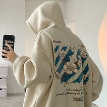 아레아 플라워 후드티 남녀공용