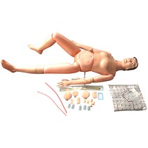 간호실습 요양 보호사 간병 전신 인체 모형 훈력 교육, 여성 간병인 생식 교환