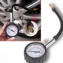 타이어 공기압체크 에어게이지 휴대용 측정게이지, 1개