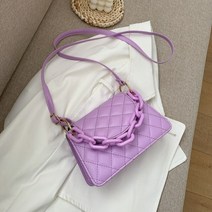 여성을위한 새로운 다이아몬드 격자 크로스 바디 가방 패션 숄더 백 작은 럭셔리 디자이너 숙녀 PU 가죽 핸드백 체인 핸드백