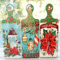 [기간행사]KSO-크리스마스 냄비받침 도마형, B