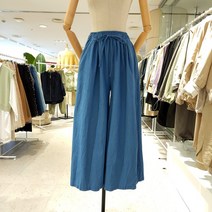 TT뜨개질 허리밴딩 와이드핏데님팬츠(T22DPT01AX)